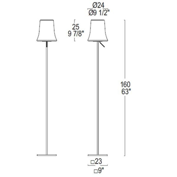Торшер Leucos CLOCHE TR 0004125