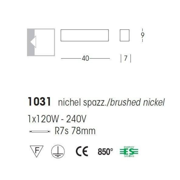 Настенный светильник Linea Light Curve 1031