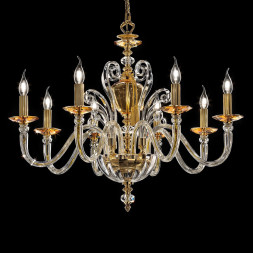 Люстра Euroluce Donatello Alicante L8 Amber