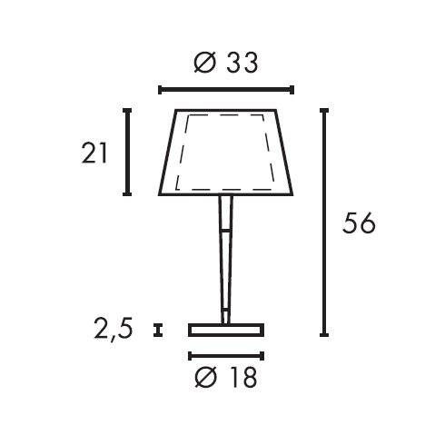 Настольная лампа SLV Bishade 155651