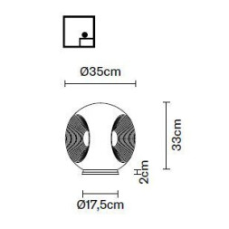 Настольная лампа Fabbian Eyes F34 B01 00