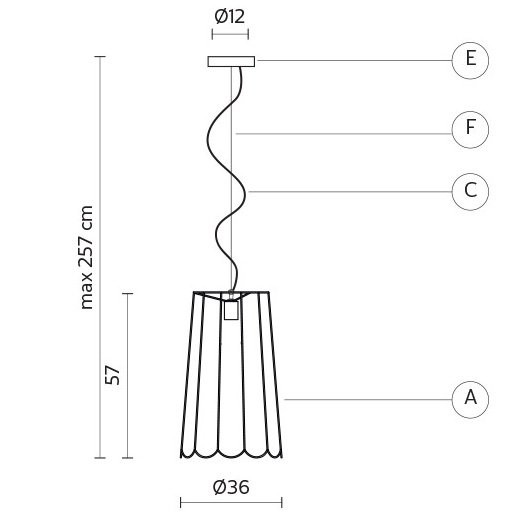 Подвесной светильник Karman Lucilla SE650VN