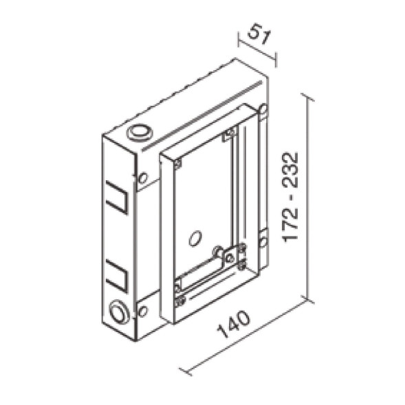 Монтажный корпус Linea Light 61280