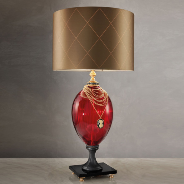 Настольная лампа Euroluce Audrey LG1 gold Ruby