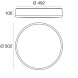 Потолочный светильник Linea Light MyWhite 8160N