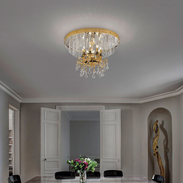 Потолочная люстра Masiero Odessa PL8 90 G03 Cut