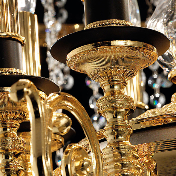 Потолочная люстра Masiero Odessa PL8 90 G03 Cut