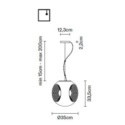 Подвесной светильник Fabbian Eyes F34 A01 01