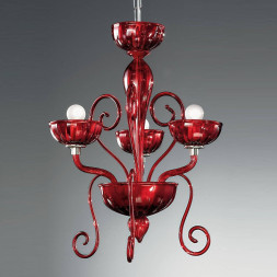 Люстра Vetri Lamp 971/3 Rosso