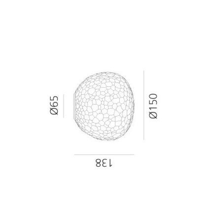 Настенный светильник Artemide Meteorite 1704110A