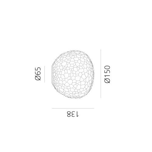Настенный светильник Artemide Meteorite 1704110A