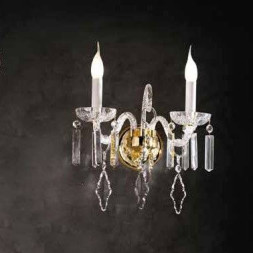 Бра Beby Group Crystal 360/2A Light gold HALF CUT