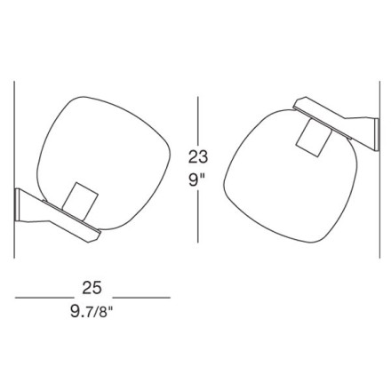 Уличный настенный светильник iTRE OMEGA P 20 GARDEN 0000247