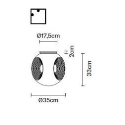 Потолочный светильник Fabbian Eyes F34 G01 01