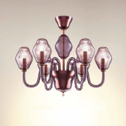 Потолочная люстра Beby Group Peonia 7701B03 Fuchsia Venice