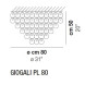 Потолочный светильник Vistosi Giogali PL 80 E27 CR/TR CR