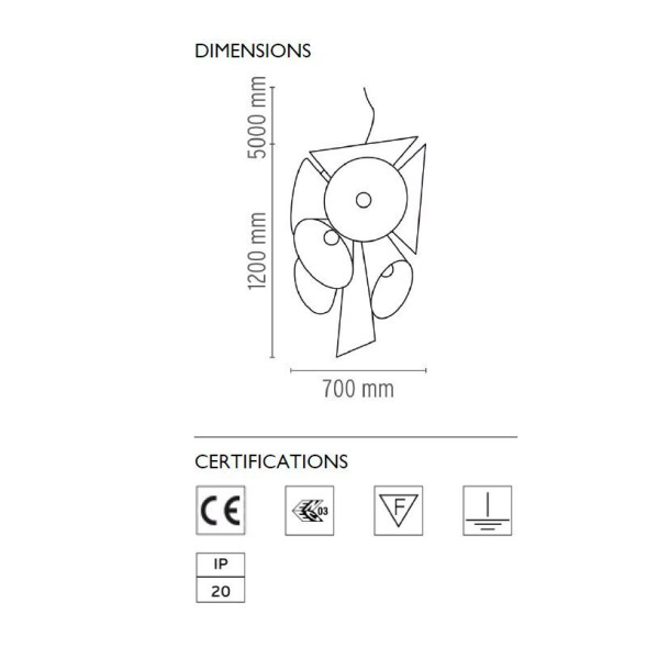 Подвесной светильник Flos Nebula F4550009