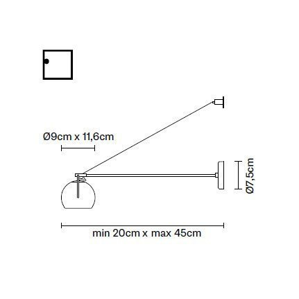Бра Fabbian Beluga Colour D57 D03 31