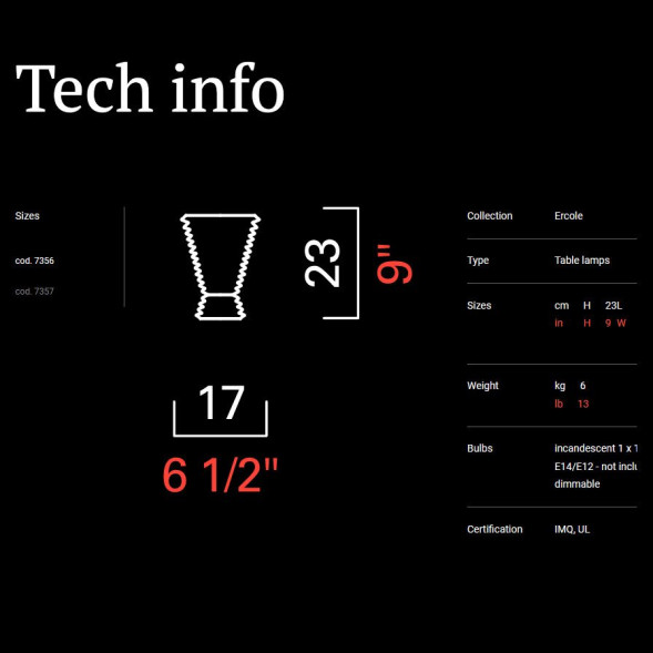 Настольная лампа Barovier&amp;Toso Ercole 7356/CC
