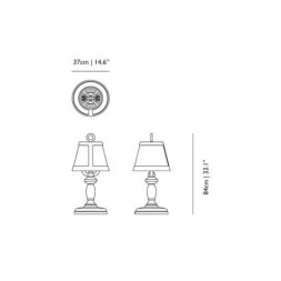 Настольная лампа MOOOI Paper TABLE LAMP MOLPTL----P