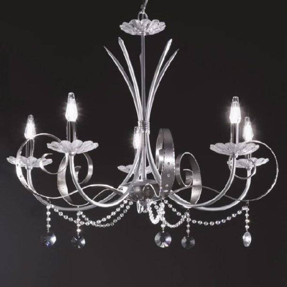 Люстра Masca Gotica 1846/5 Argento platino