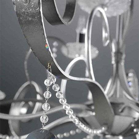 Люстра Masca Gotica 1846/5 Argento platino