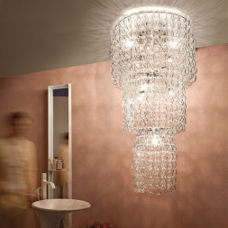 Потолочный светильник Vistosi Giogali PL CA3 E27 CR/TR CR