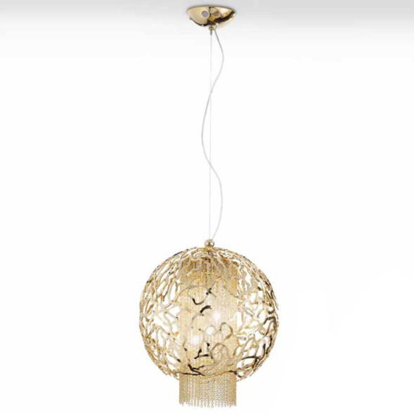 Подвесной светильник IDL Weave 511/4 light gold