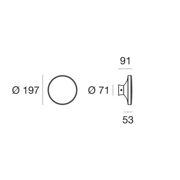 Настенно-потолочный светильник Linea Light MyWhite 8672