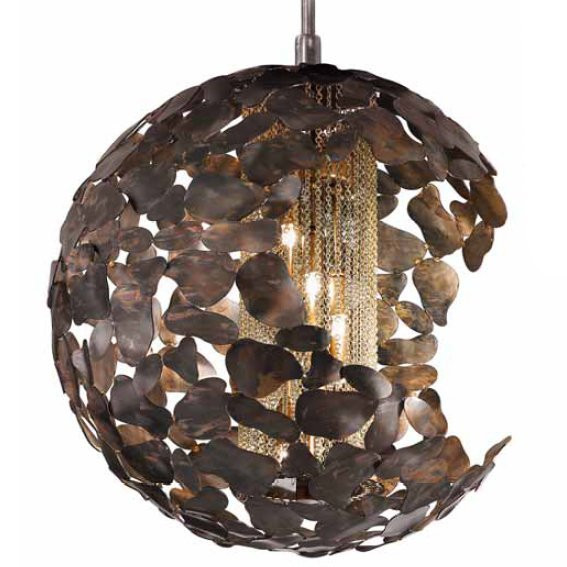 Потолочный светильник IDL Twister 509/6 brown corten