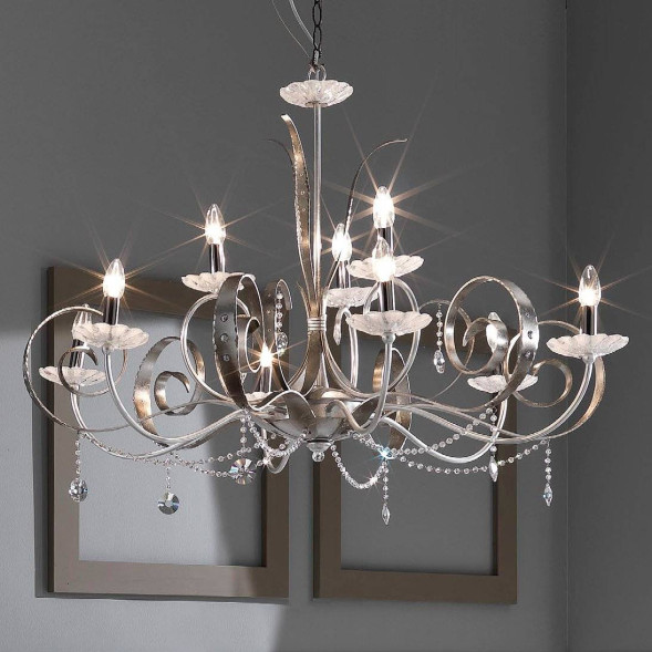 Люстра Masca Gotica 1846/9 Argento platino