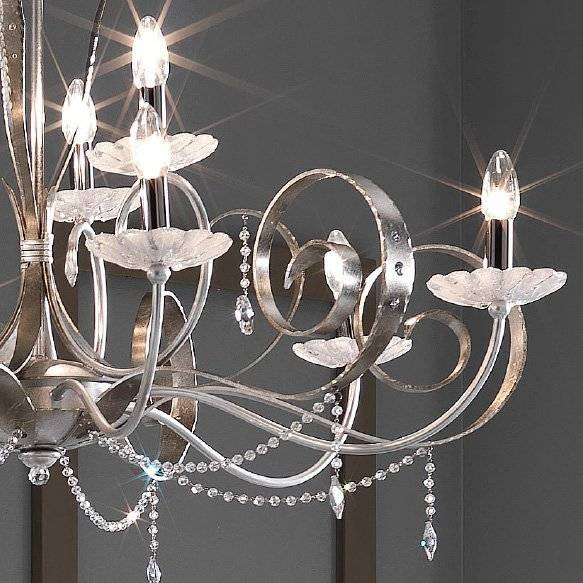 Люстра Masca Gotica 1846/9 Argento platino