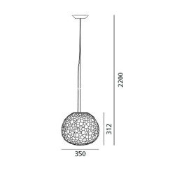 Подвесной светильник Artemide Meteorite 1702010A