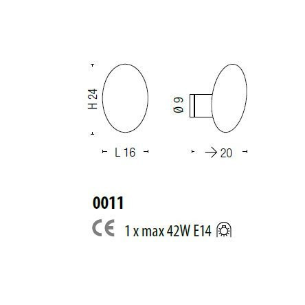Настенно-потолочный светильник Sylcom Bitta 0011 CR