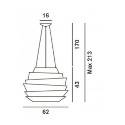 Подвесной светильник Foscarini Le Soleil 181007LD-63
