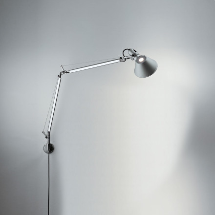 Бра Artemide Tolomeo mini parete - Halo Alluminio A005910 + A025150