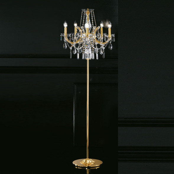 Торшер Masiero Ottocento VE 942 STL5 MT Swarovski elements