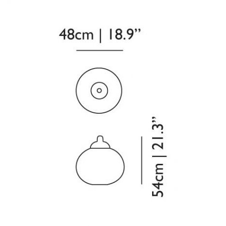 Подвесной светильник MOOOI Non random D48 MOLNRA48--B