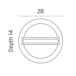 Уличный настенный светильник Norlys Bremen 631B