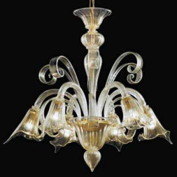 Люстра Vetri Lamp 983/6 Oro 24Kt