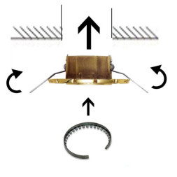 Встраиваемый спот (точечный светильник) IlParalume MARINA 7710 1819/BI