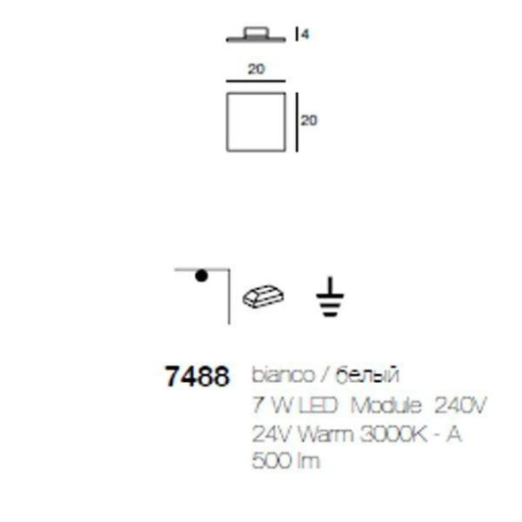 Потолочный светильник Linea Light Dublight 7488