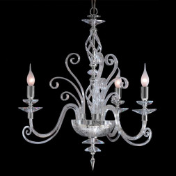 Люстра Euroluce Alicante L3 silver Clear