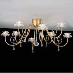 Потолочная люстра Lucienne Monique Roses 7530/8 Oro