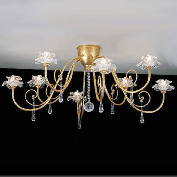 Потолочная люстра Lucienne Monique Roses 7530/8 Oro