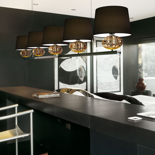 Подвесной светильник Barovier&amp;Toso Matrioska 7097/05/CA/NN