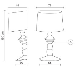 Садово-парковый фонарь Karman Alibabig H625V-EXT