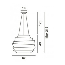 Подвесной светильник Foscarini Le Soleil 181007L-73
