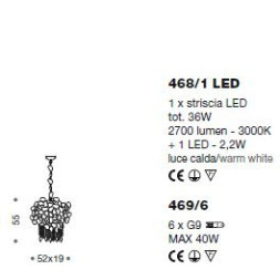 Подвесной светильник IDL Corten 468/1 LED