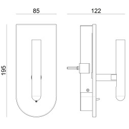 Бра Linea Light 1Night 8637